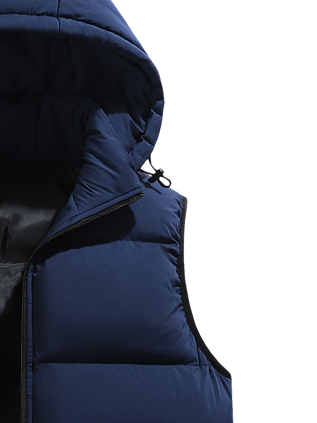 Jeff | Men's Puffer Vest with Adjustable Hood and Zip Pockets