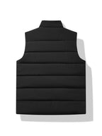 Rick | Men's Quilted Puffer Vest with Stand Collar and Zip Pockets