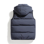 Sean | Men's Puffer Vest with Recycled Down and Detachable Hood