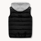 Dale | Men's Puffer Vest with Hood and Stretch Fabric