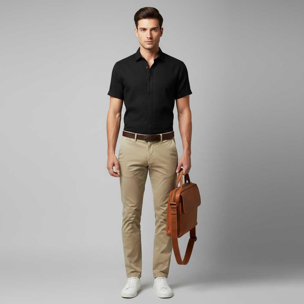 Men's Casual Summer Shirt | Lightweight T-Shirt