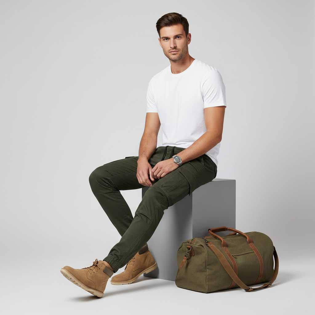 Men's Tactical Cargo Pants | Multi-Pocket Outdoor Trousers
