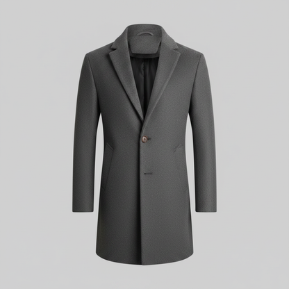 Men's Notched Lapel Overcoat | Stylish Men's Coat 6