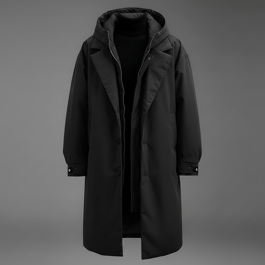 Men's Waterproof Puffer Trench Coat | Stylish Winter Jacket 6