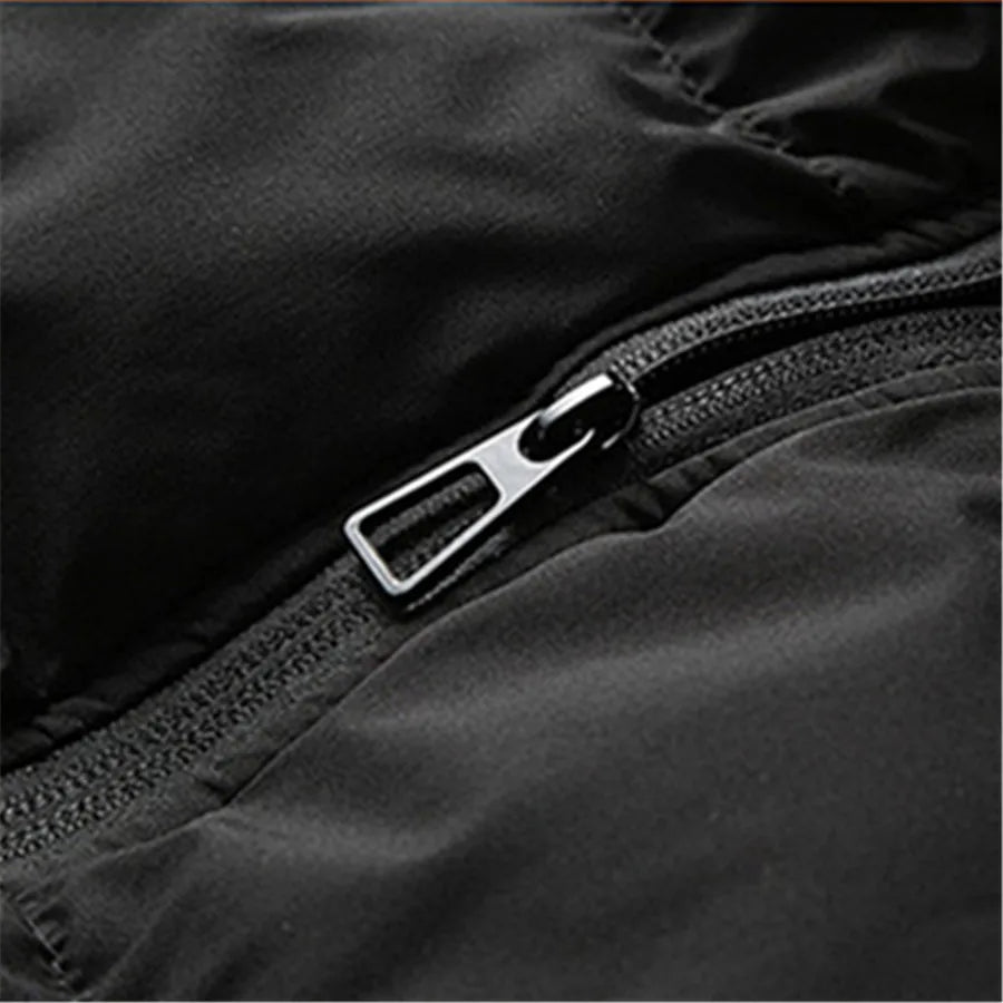Sean | Men's Puffer Vest with Recycled Down and Detachable Hood