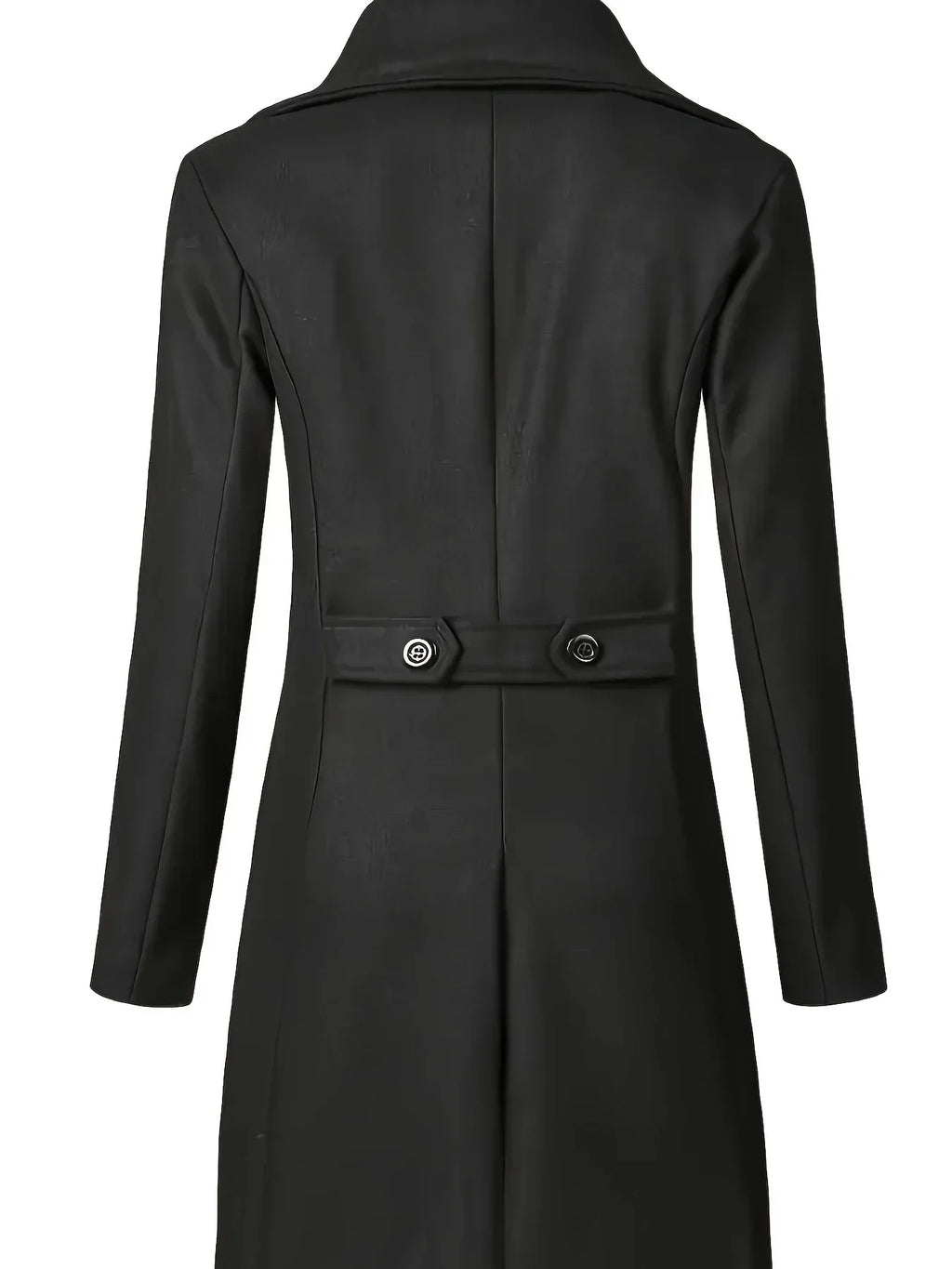 Wes | Men's Double Breasted Trench Coat with Lined Interior and Pockets