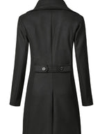 Wes | Men's Double Breasted Trench Coat with Lined Interior and Pockets