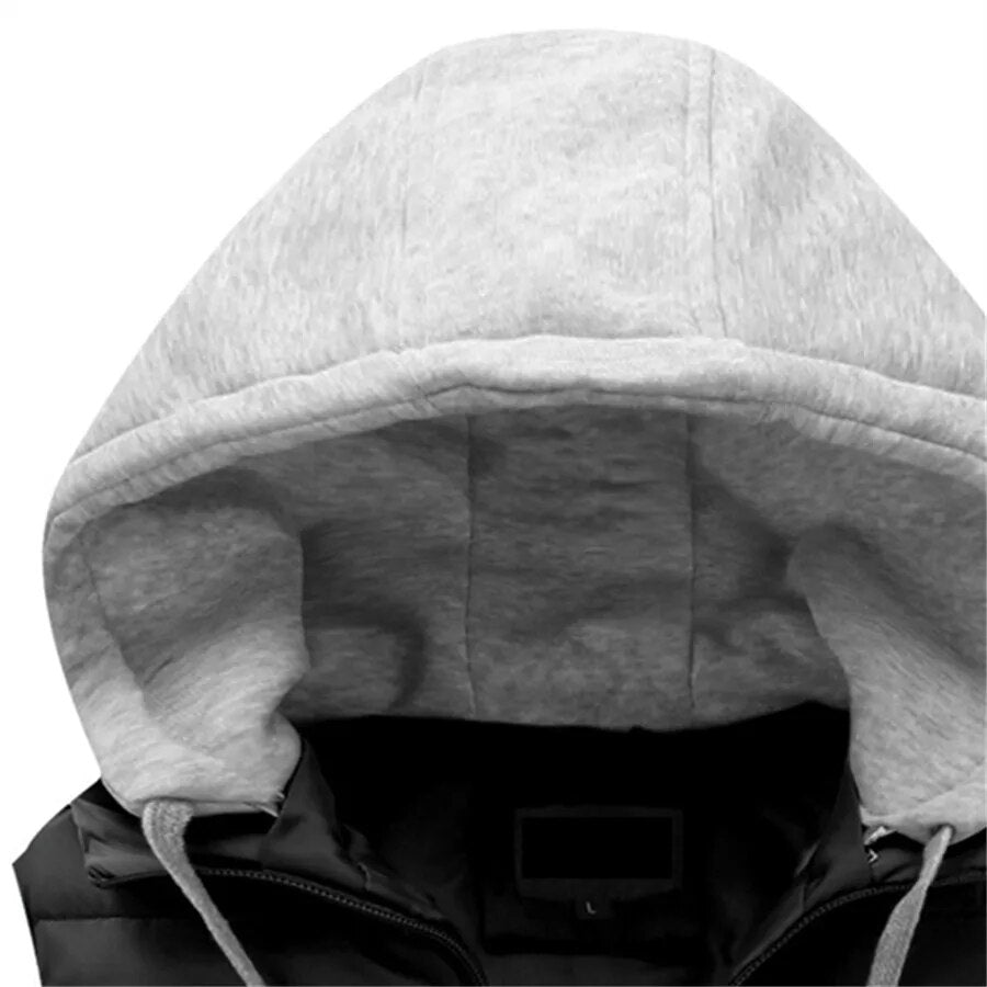 Dale | Men's Puffer Vest with Hood and Stretch Fabric