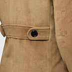 Owen | Men's Long Double Breasted Trench Coat with Windproof Shell