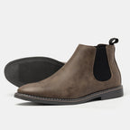 Men's leather Chelsea boots with soft leather lining