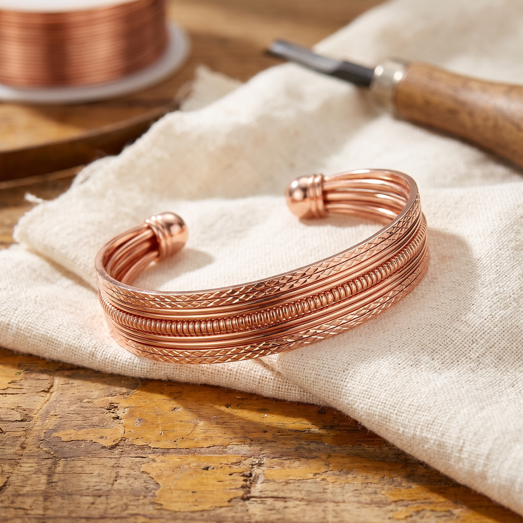 Calder's Bracken Copper Bracelet