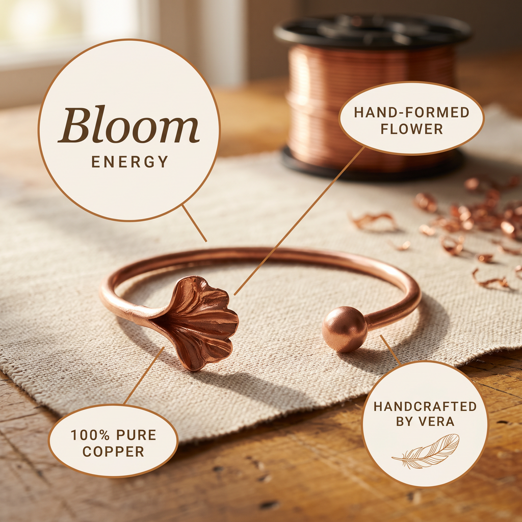 Calder's Shell Copper Bracelet