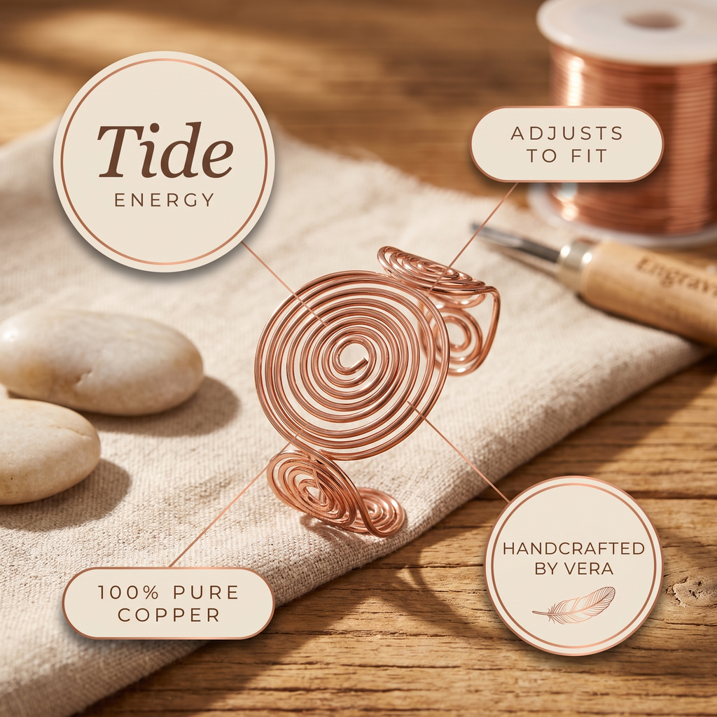 Calder's Tide Copper Bracelet
