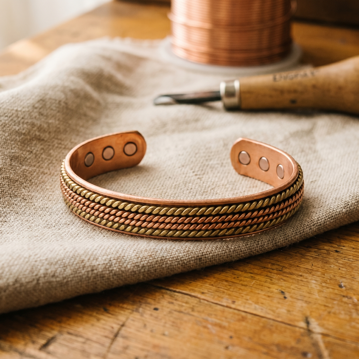 Calder's Forge Copper Bracelet