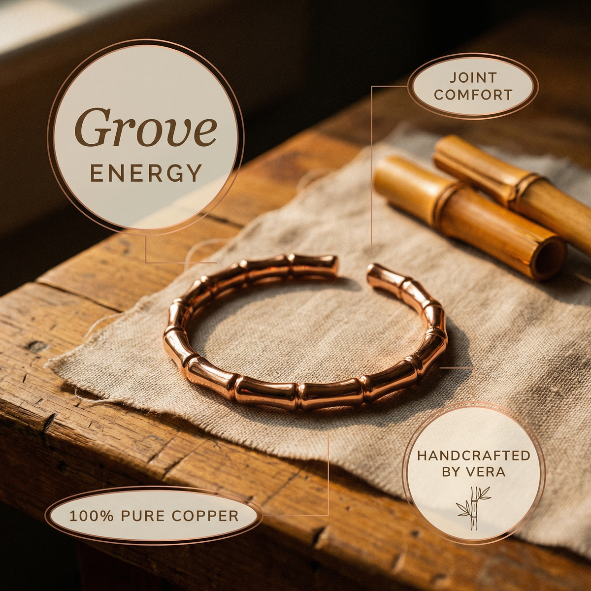 Calder's Grove Copper Bracelet