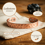 Calder's Lodestone Copper Bracelet