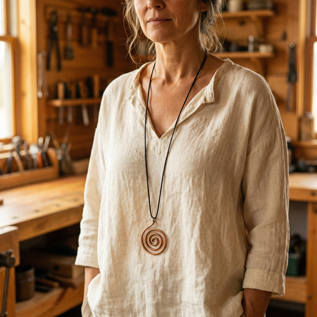Calder's Mesa Copper Necklace