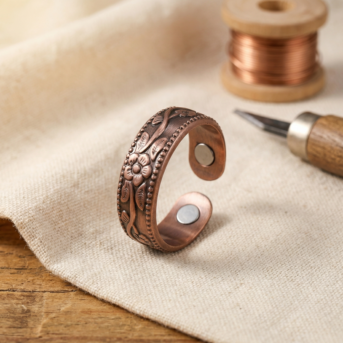Calder's Petal Copper Ring