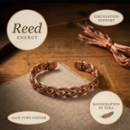 Calder's Reed Copper Anklet