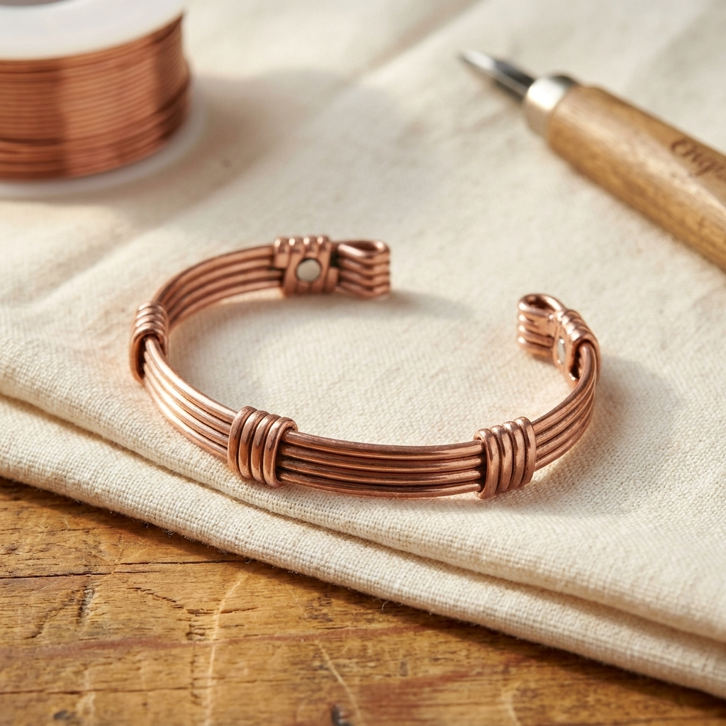 Calder's Sere Copper Bracelet
