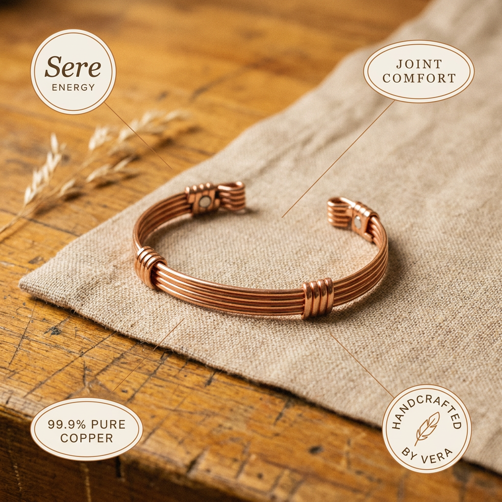 Calder's Sere Copper Bracelet