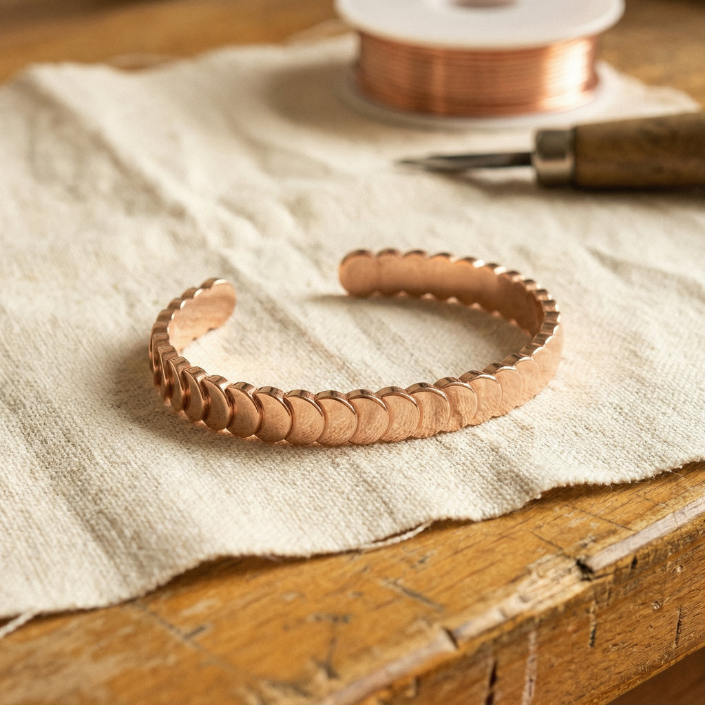 Calder's Tide Copper Bracelet