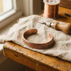Calder's Wave Copper Bracelet