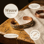Calder's Weave Copper Bracelet