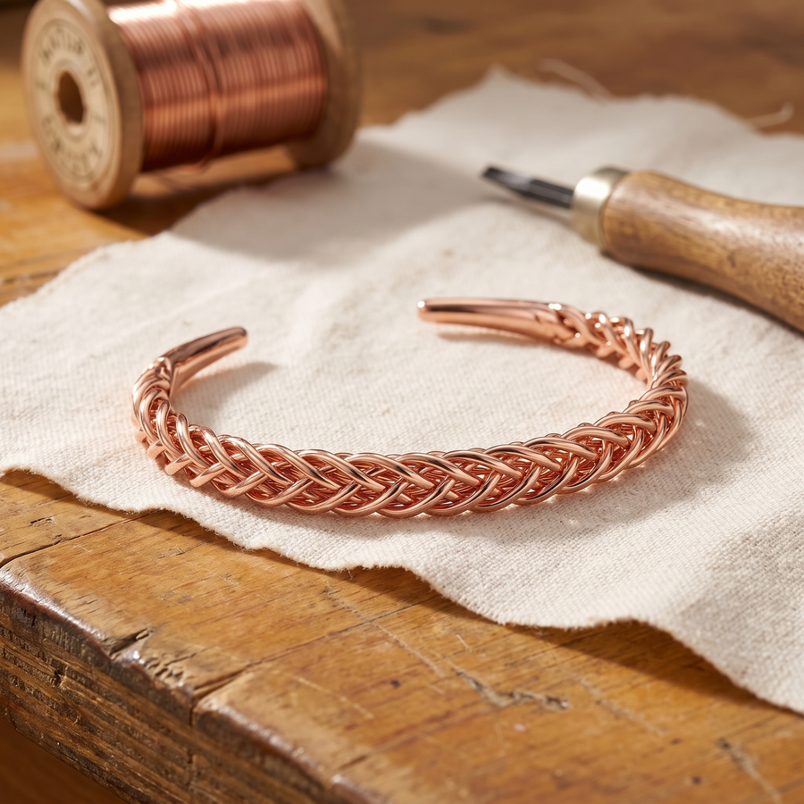 Calder's Fox Copper Bracelet