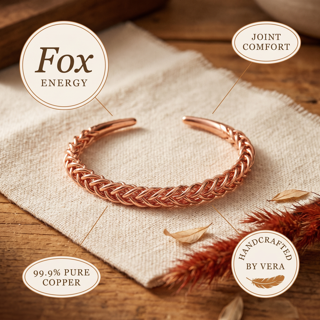 Calder's Fox Copper Bracelet