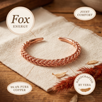 Calder's Fox Copper Bracelet