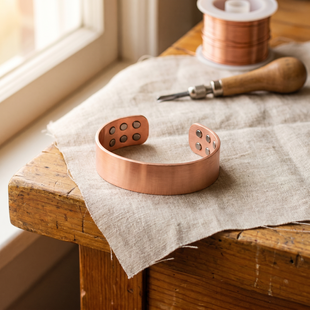 Calder's Anvil Copper Bracelet