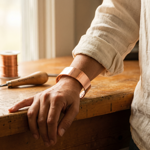 Calder's Anvil Copper Bracelet