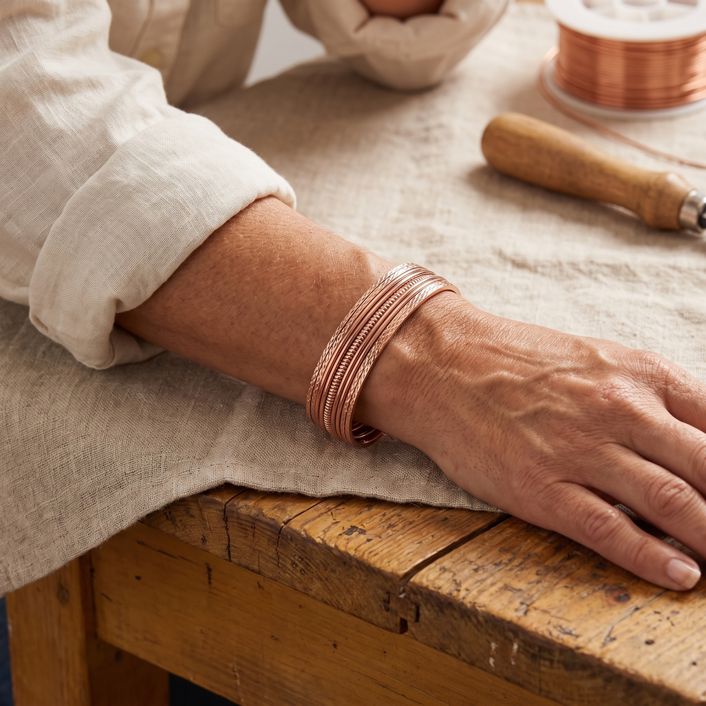 Calder's Bracken Copper Bracelet
