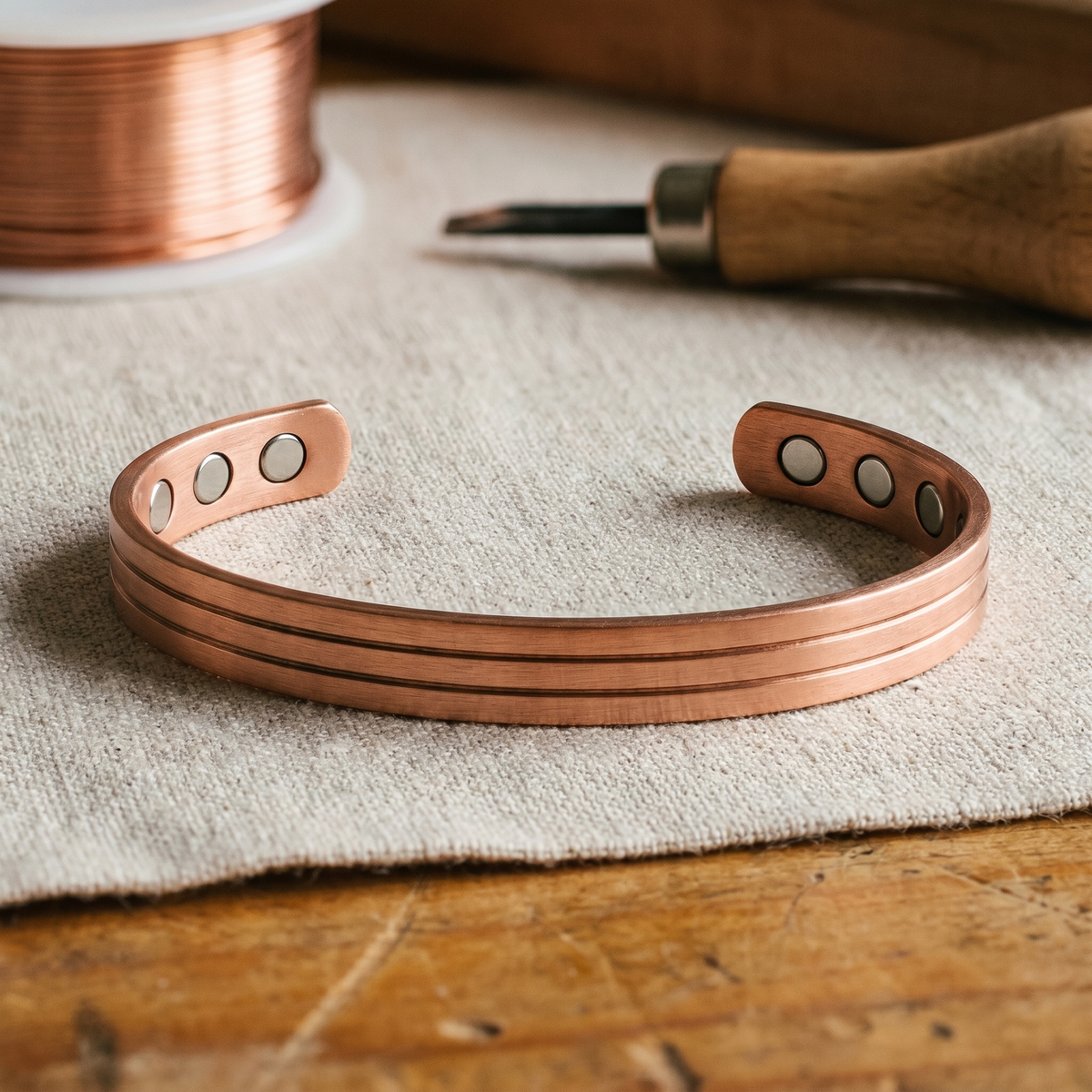 Calder's Core Copper Bracelet