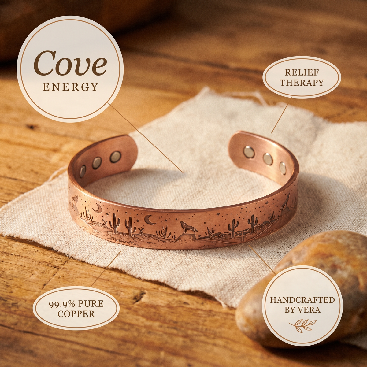 Calder's Cove Copper Bracelet