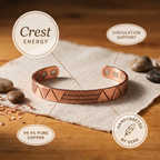 Calder's Crest Copper Bracelet