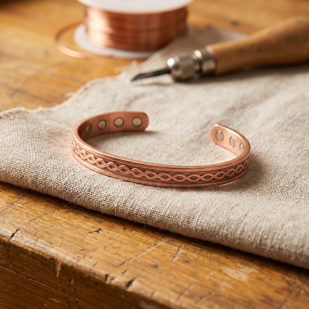 Calder's Current Copper Bracelet