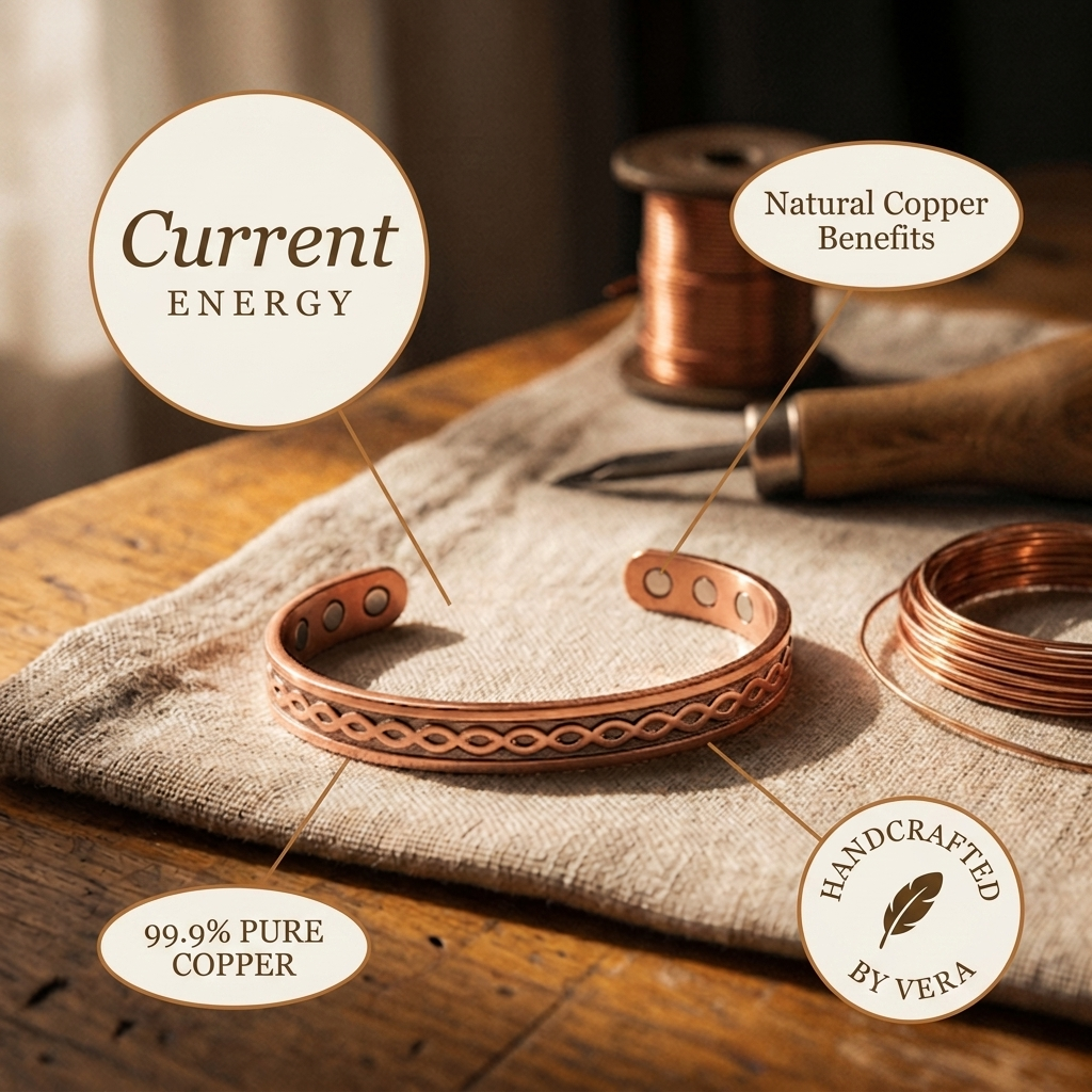 Calder's Current Copper Bracelet
