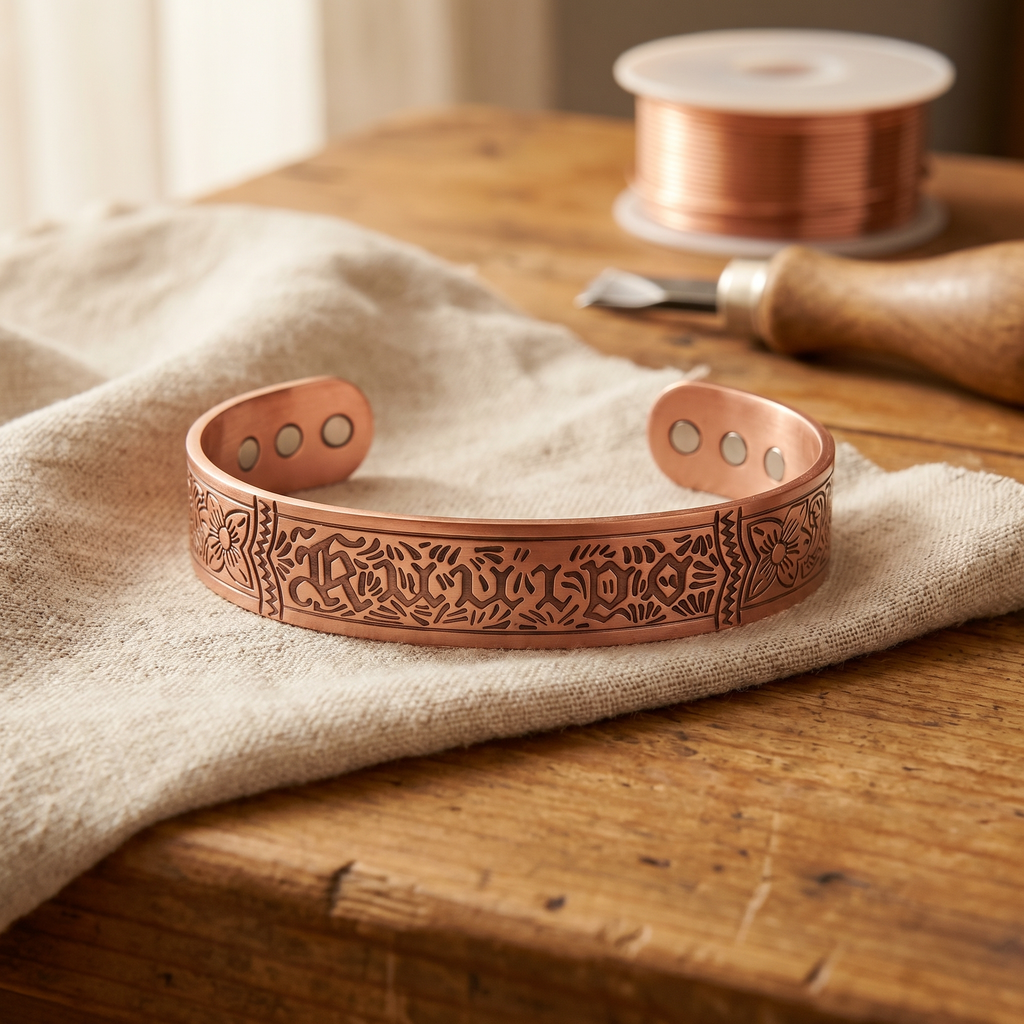 Calder's Drift Copper Bracelet