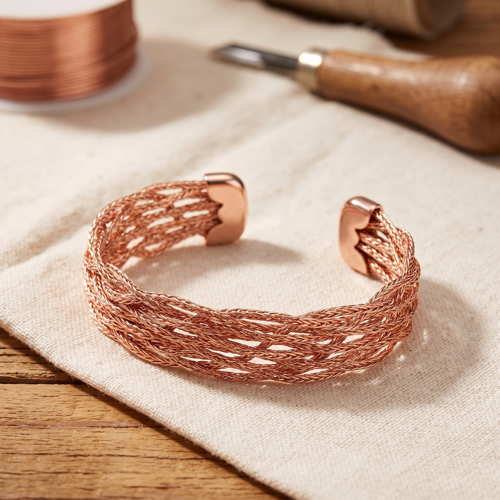 Calder's Elk Copper Bracelet