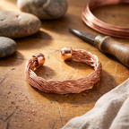 Calder's Elm Copper Cuff Bracelet