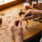 Calder's Elm Copper Cuff Bracelet