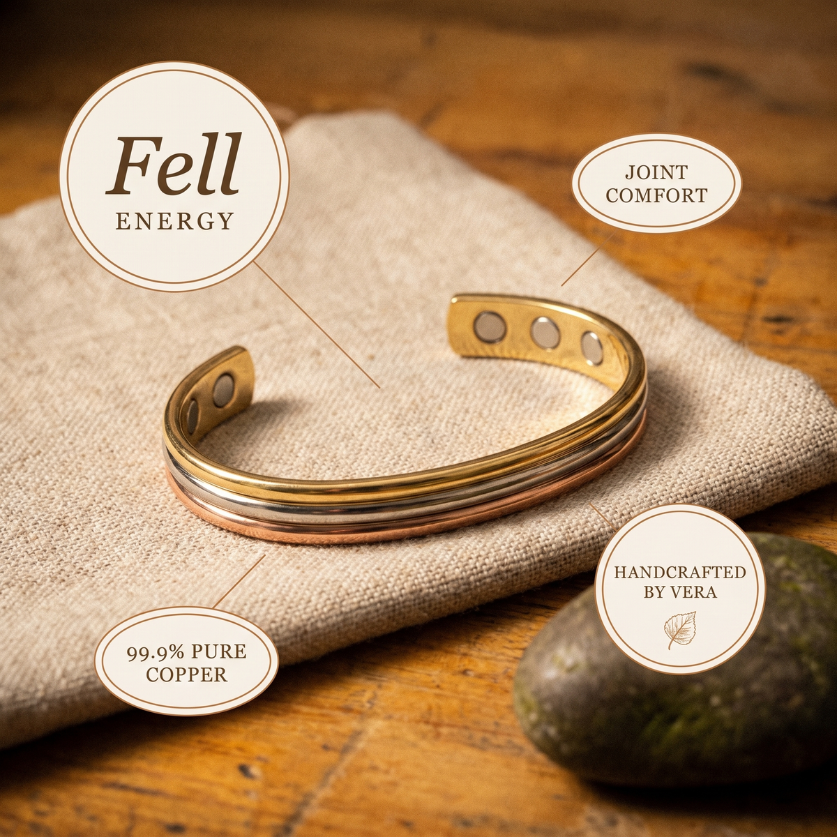 Calder's Fell Copper Bracelet