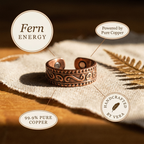 Calder's Fern Copper Ring