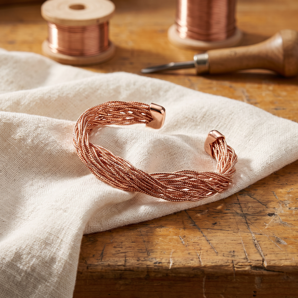 Calder's Finch Copper Bracelet