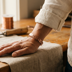Calder's Furrow Copper Bracelet