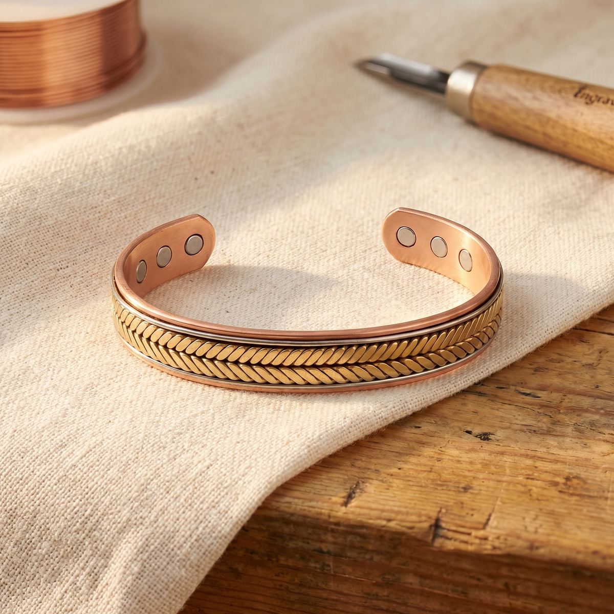 Calder's Harvest Copper Bracelet