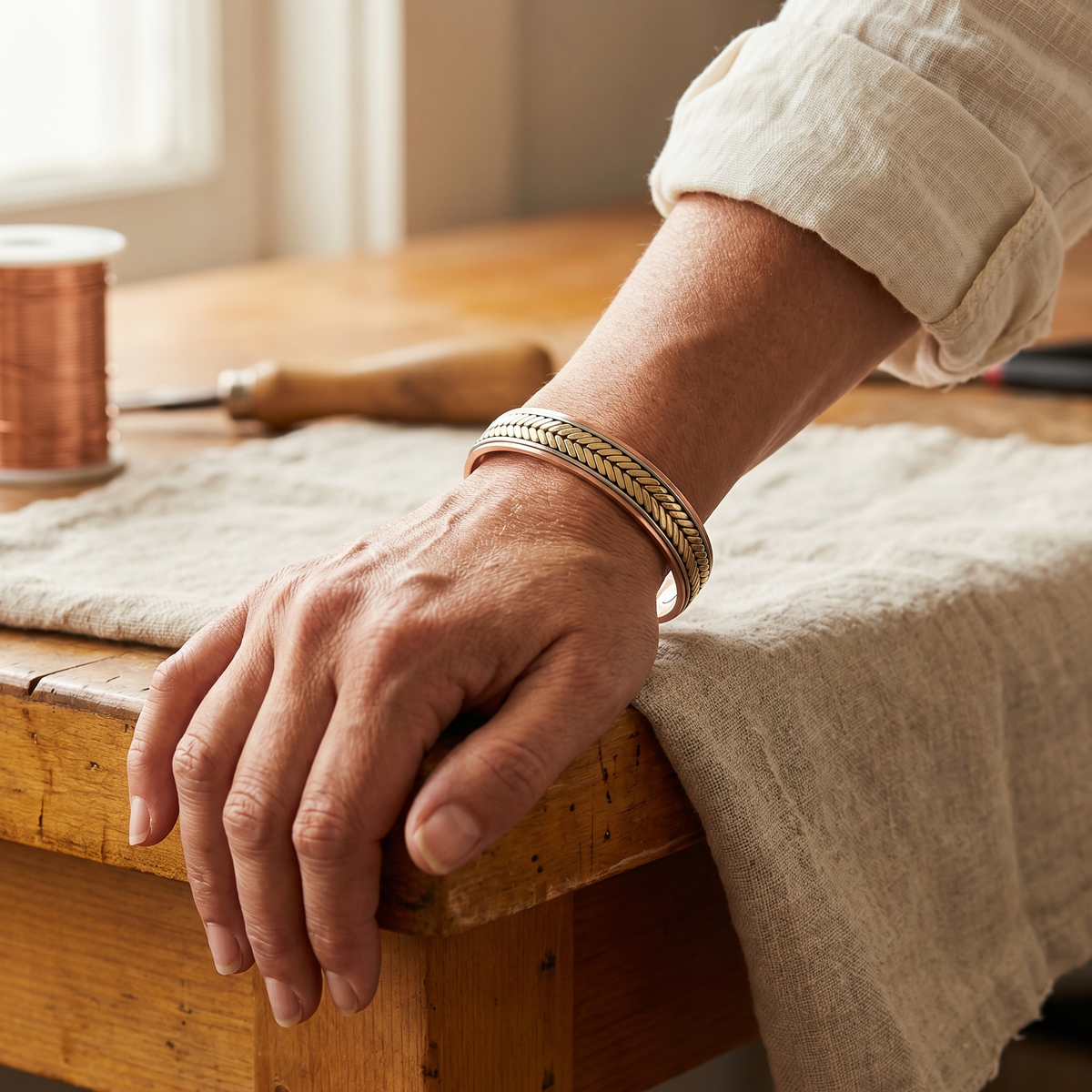 Calder's Harvest Copper Bracelet