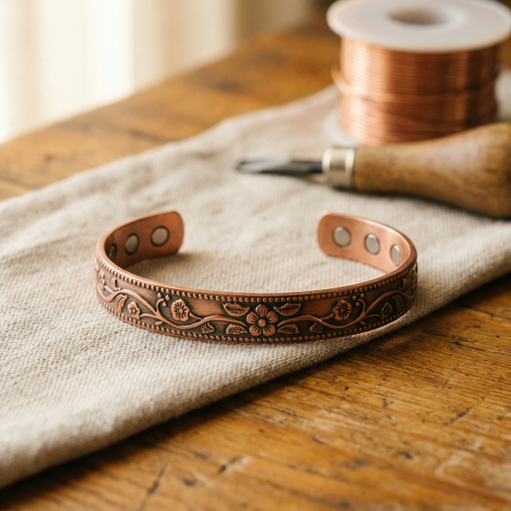 Calder's Knell Copper Bracelet